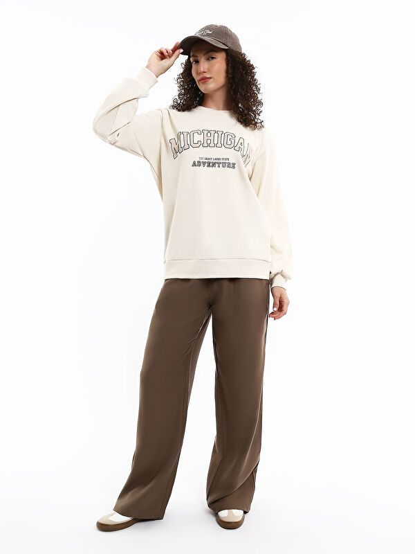 Moudda LC Waikiki - Sweatshirt en jersey Femme Beige clair - Tunisie 2