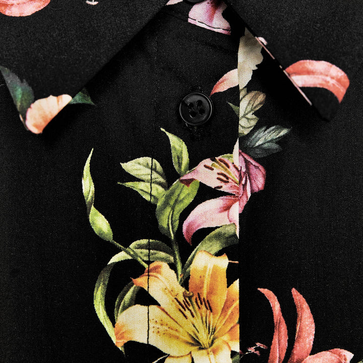Moudda ZARA - Ensemble Top Popeline - Imprimé Floral & Nœud Taille - Tunisie 3
