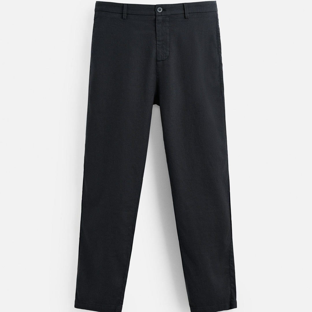 Moudda ZARA - Pantalon Coton/Lin - Marine (Lac Bleu & Aigrette) - Tunisie 1
