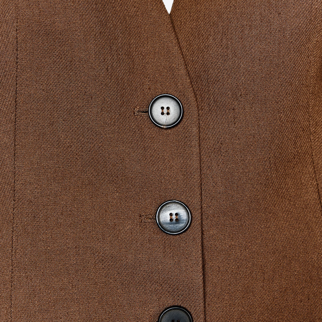 Moudda ZARA - Gilet Court - Volume & Boutons - Tunisie 3