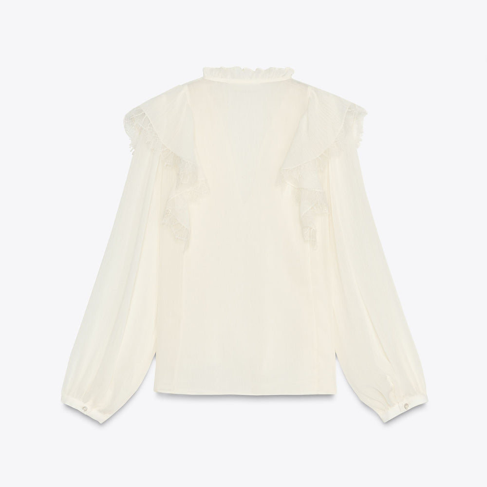 Moudda ZARA - Blouse Volants - Dentelle - Tunisie 2