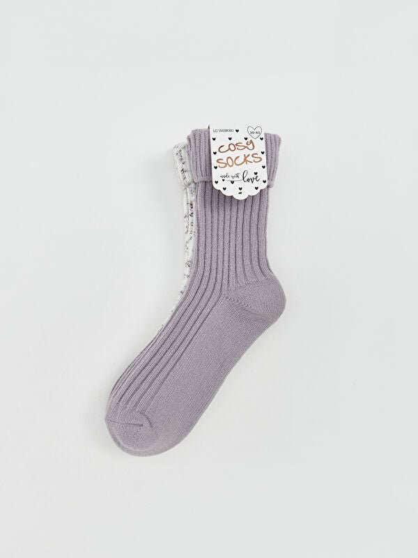 Moudda LC Waikiki - Chaussettes courtes Femme Ecru - Tunisie 1