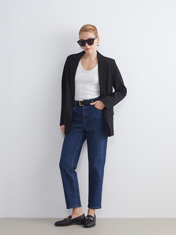 Moudda LC Waikiki - Pantalon tissé en denim Femme Rodéo noir - Tunisie 1