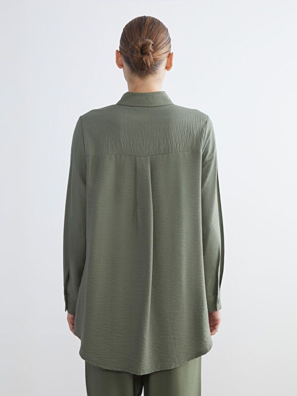 Moudda LC Waikiki - Tunique à manches longues Femme Kaki - Tunisie 4