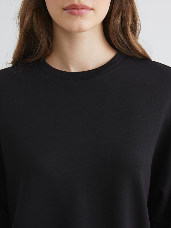 Moudda LC Waikiki - Sweatshirt en jersey Femme Noir - Tunisie 3