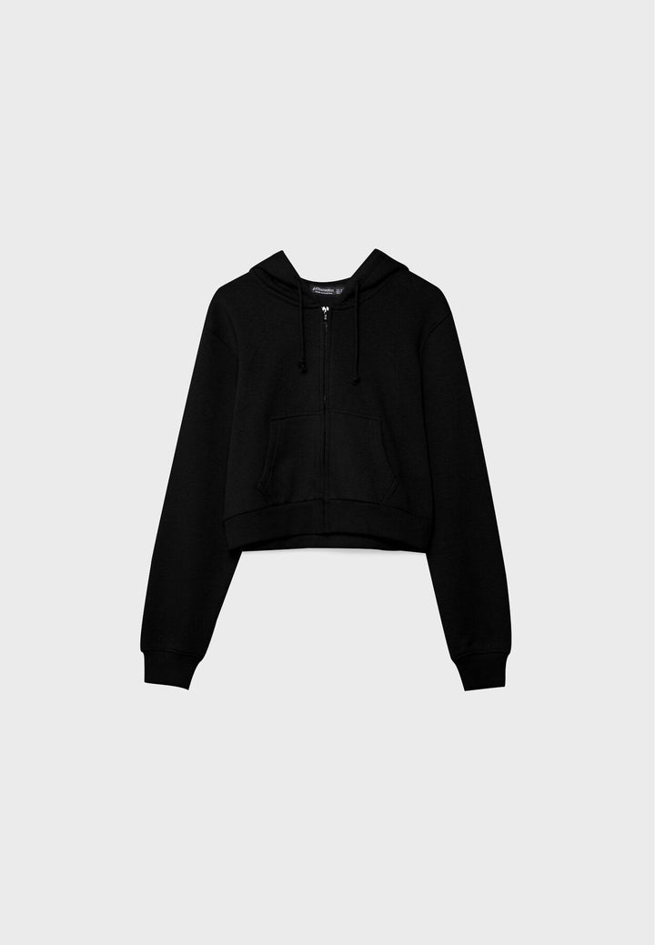 Moudda STRADIVARIUS - Sweat Crop à Fermeture Basique - Tunisie 2