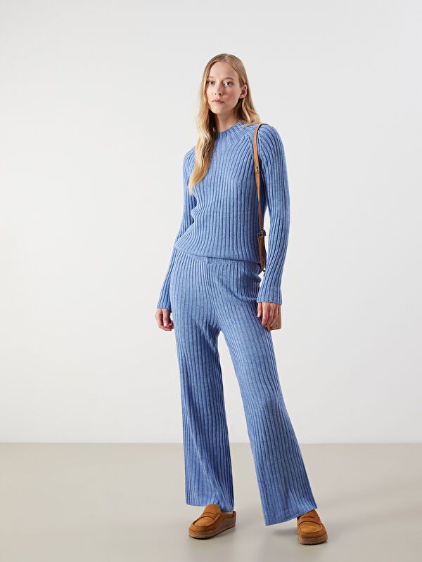 Moudda LC Waikiki - Pull tricot épais Femme Bleu - Tunisie 2