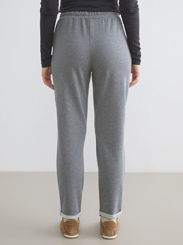 Moudda LC Waikiki - Pantalon en jersey Femme Mélange gris clair - Tunisie 4