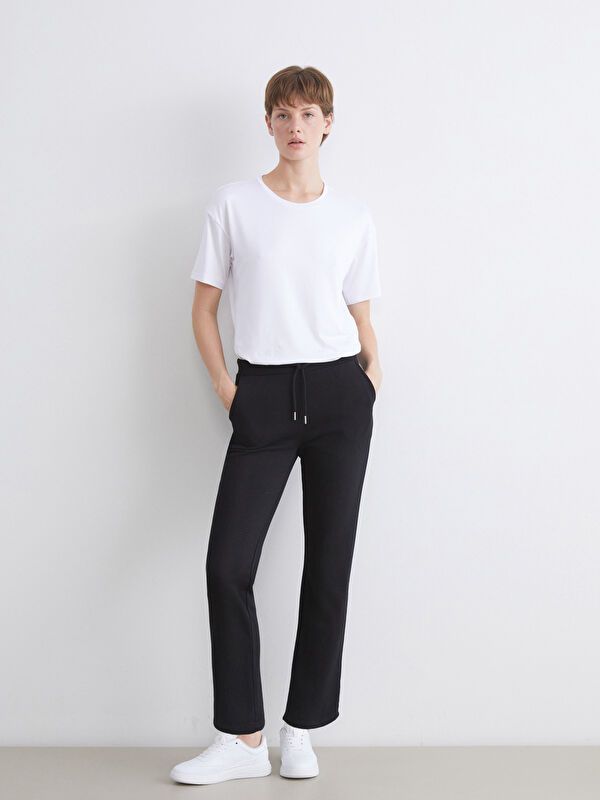 Moudda LC Waikiki - Pantalon jersey Femme Noir - Tunisie 1