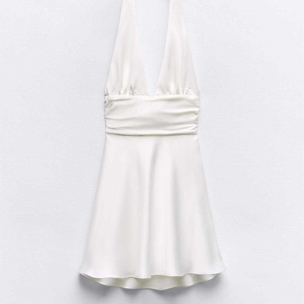 Moudda ZARA - Robe courte satin bustier, nœud dos - Tunisie 2