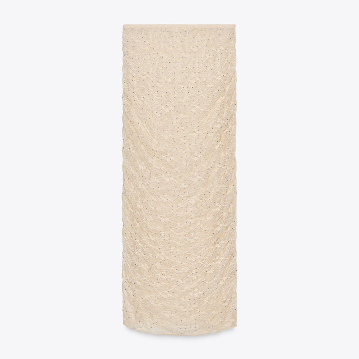Moudda ZARA - Jupe Midi Drapée - Dentelle & Strass - Tunisie 2