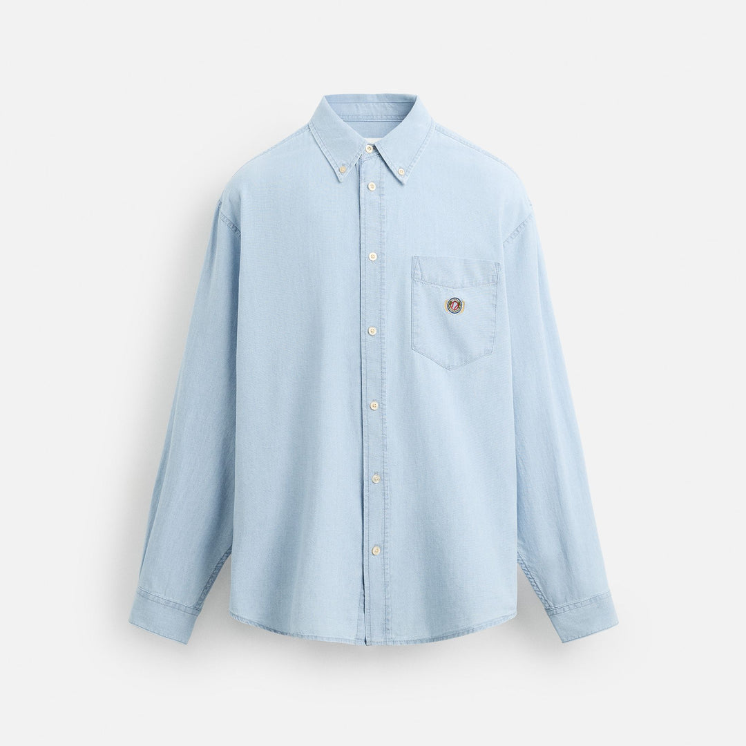 Moudda ZARA - Chemise Denim - Logo & Manches Longues - Tunisie 1