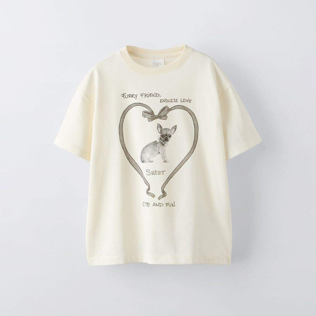 Moudda ZARA - T-shirt imprimé chihuahua - Tunisie 1