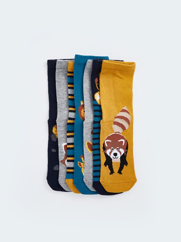 Moudda LC Waikiki - Chaussettes courtes Garçon Fil mélangé teint - Tunisie 2