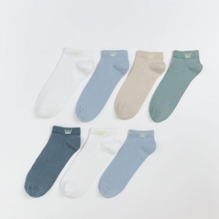 Moudda LC Waikiki - Chaussettes pour sneakers Garçon Fil mélangé teint - Tunisie 1