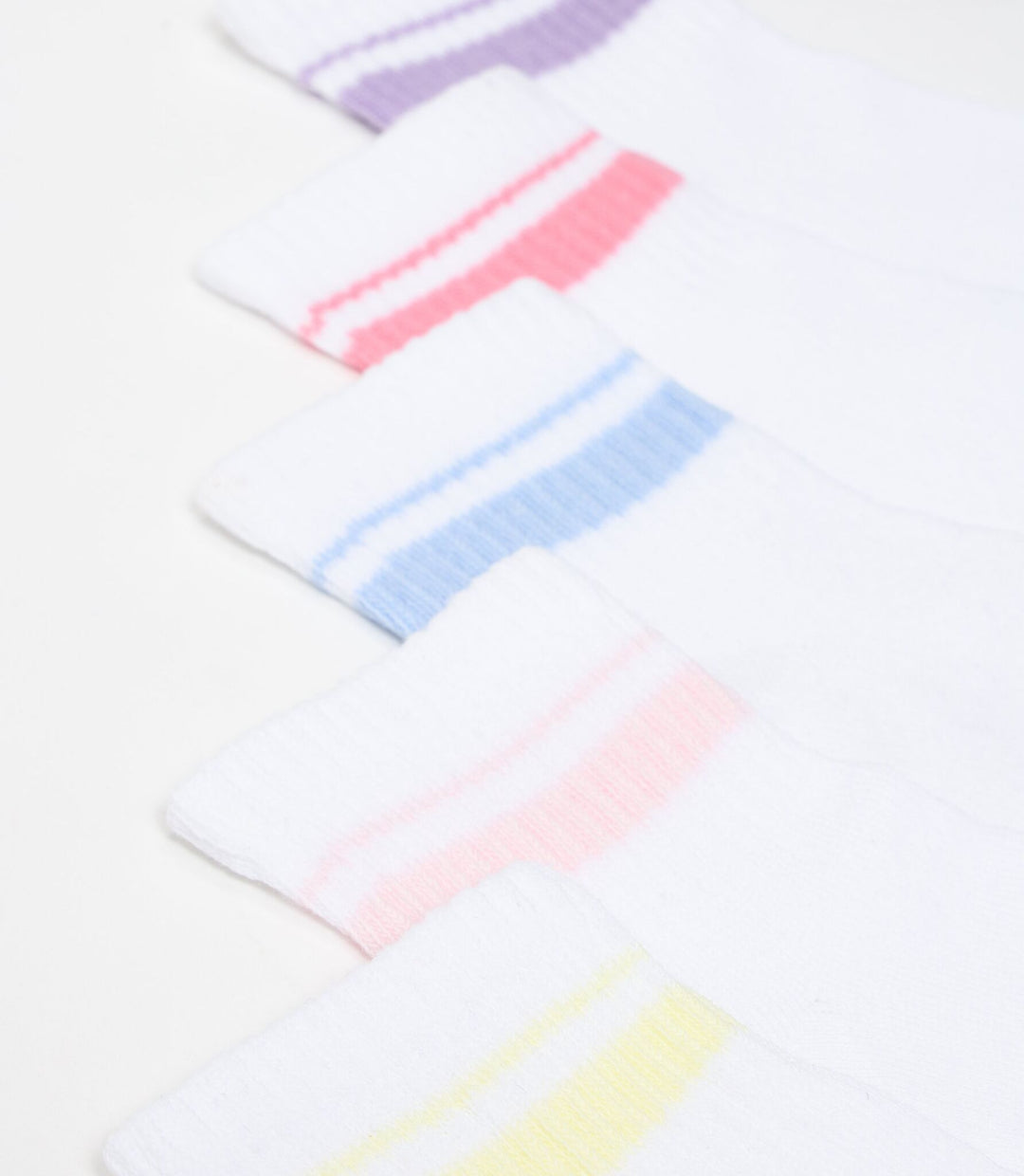 Moudda Lefties - Pack 5 Chaussettes Sport - Rayures Hautes Couleur - Tunisie 3