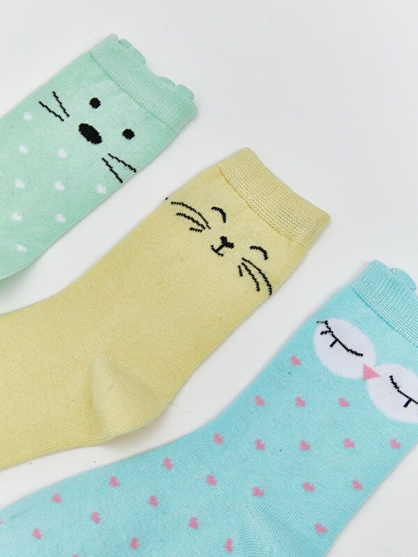 Moudda LC Waikiki - Chaussettes courtes Fille Rose - Tunisie 2