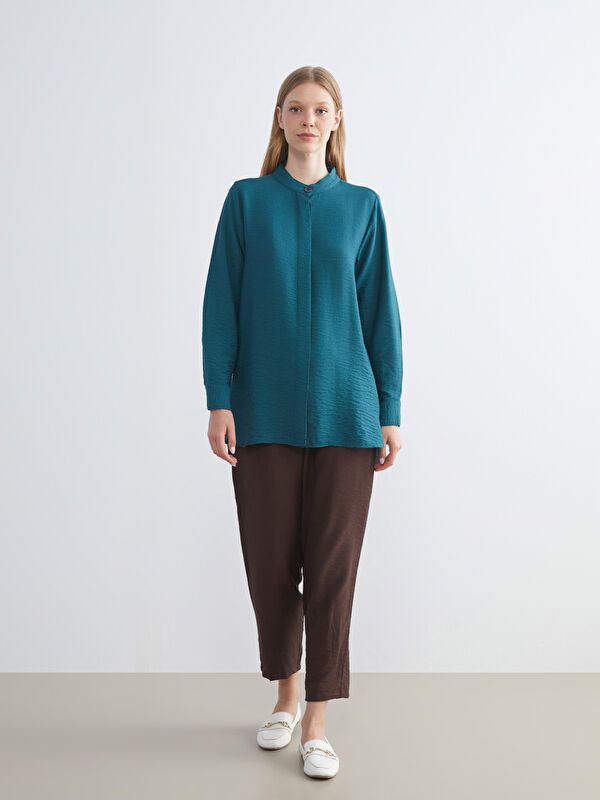 Moudda LC Waikiki - Tunique à manches longues Femme Pétrole noir - Tunisie 2