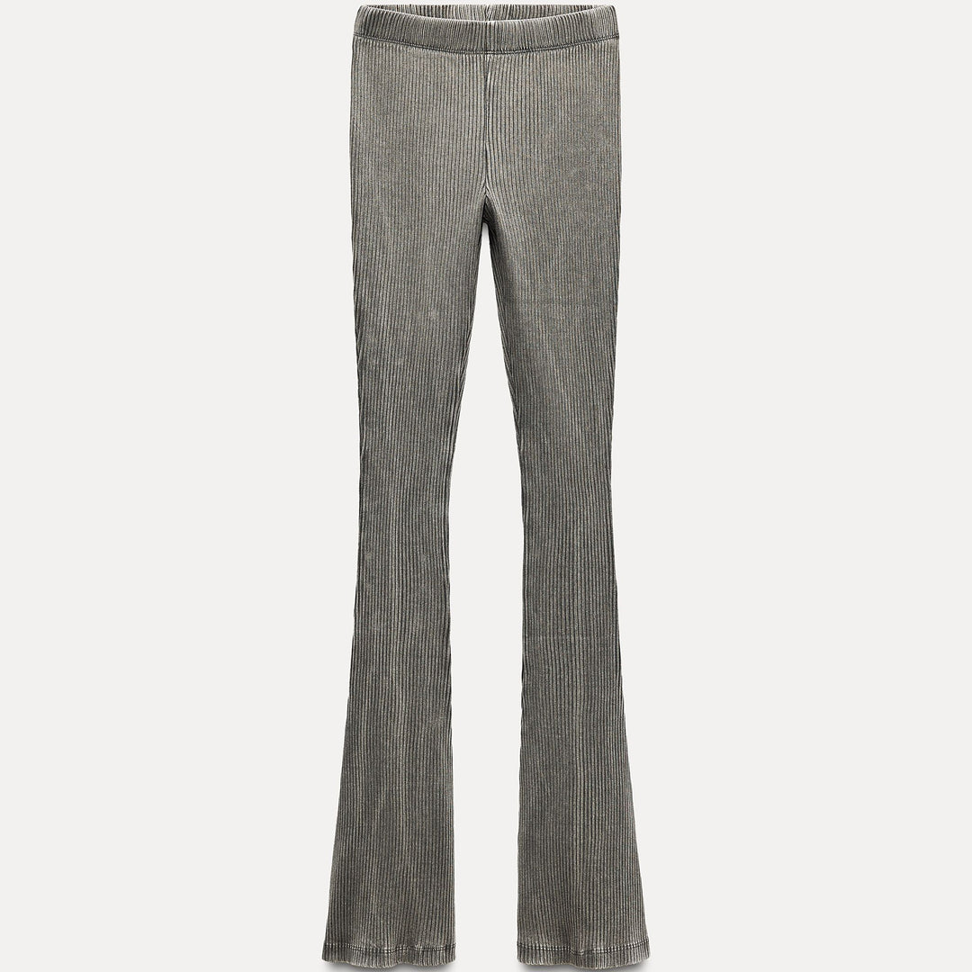 Moudda ZARA - Pantalon Évasé Côtelé Délavé - Tunisie 1