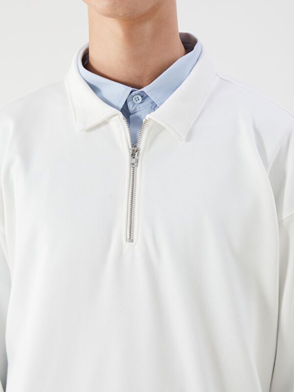 Moudda LC Waikiki - Sweatshirt en jersey Homme Ecru - Tunisie 3