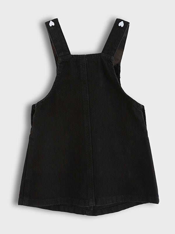 Moudda LC Waikiki - Robe tissée manches courtes denim Fille Rodéo noir - Tunisie 2