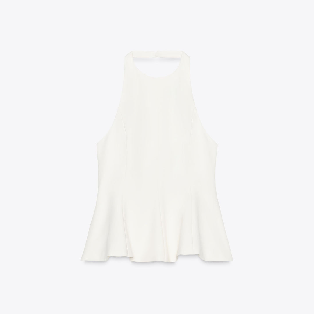 Moudda ZARA - Top Élastique - Halter & Peplum - Tunisie 1