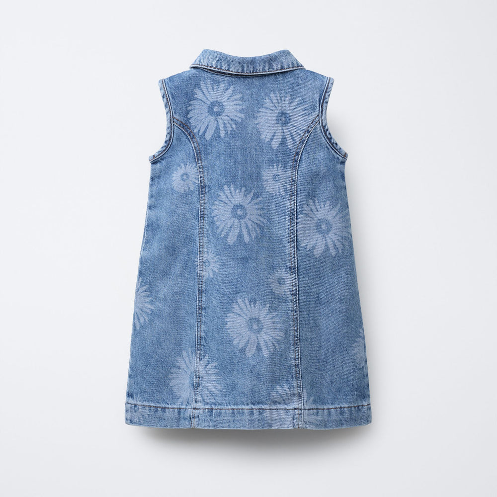 Moudda ZARA - Robe Denim Enfant - Fleurs Laser - Tunisie 2