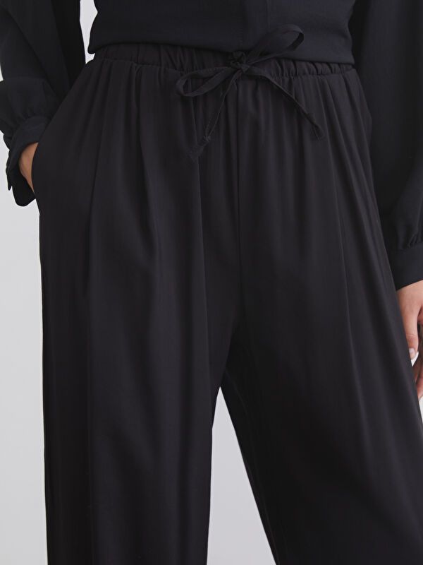 Moudda LC Waikiki - Pantalon tissé moyen Femme Noir - Tunisie 3