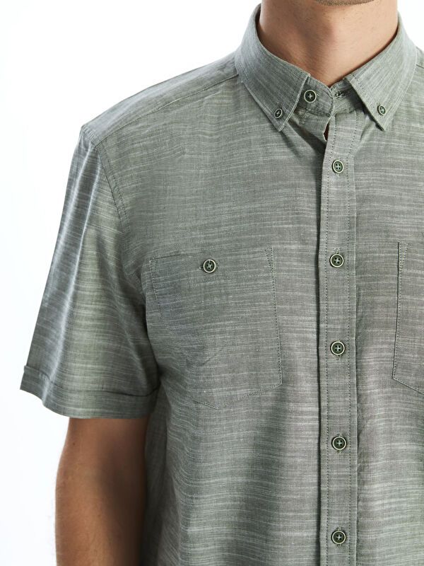 Moudda LC Waikiki - Chemise manches courtes en tissu pour Homme - Tunisie 3