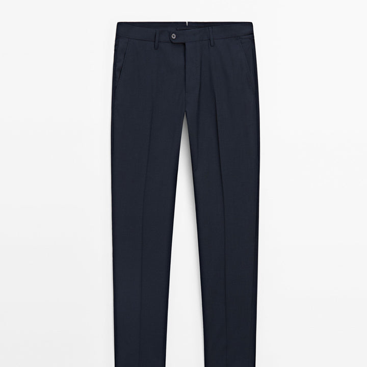 Moudda Massimo Dutti - Pantalon costume carreaux bleu marine - Tunisie 2