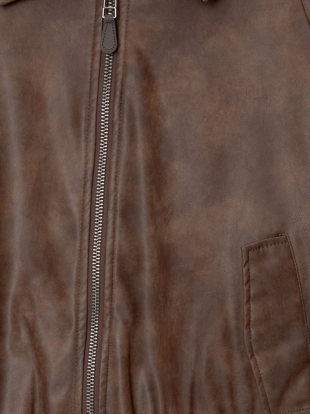 Moudda PULL & BEAR - Veste PU Col Camisero Lavé - Tunisie 2
