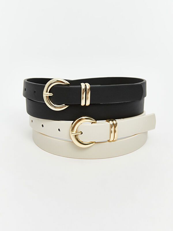 Moudda LC Waikiki - Ceinture couleur Écru pour femmes - Tunisie 1