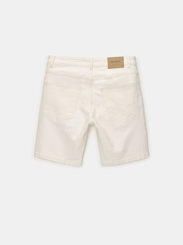 Moudda PULL & BEAR - Bermuda Denim Slim Basique - Tunisie 2