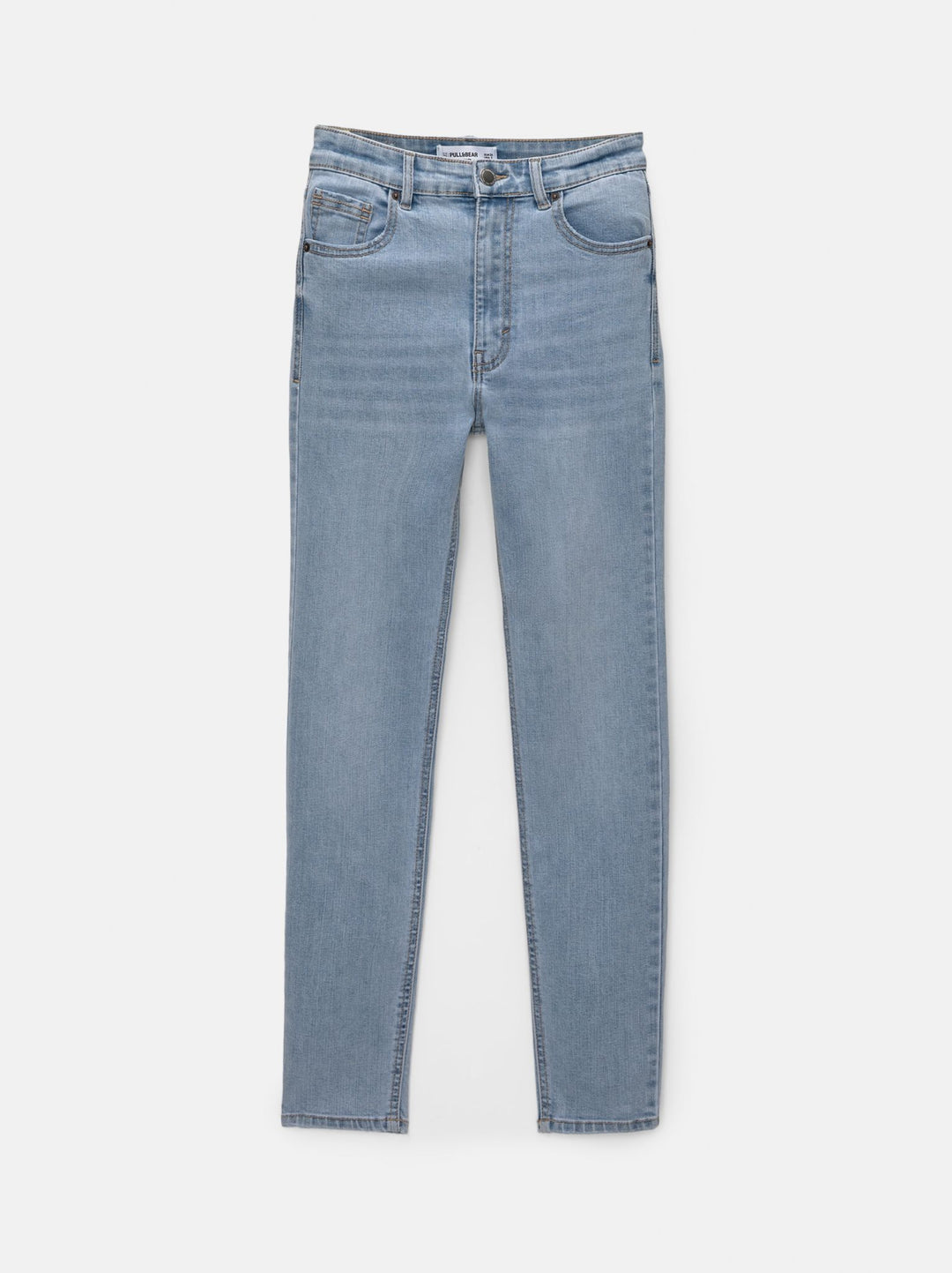 Moudda PULL & BEAR - Pantalon Skinny Taille Haute Blanc - Tunisie 4
