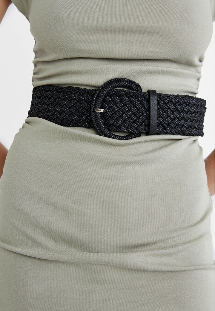 Moudda STRADIVARIUS - Ceinture Large en Rafia Tressée - Tunisie 5