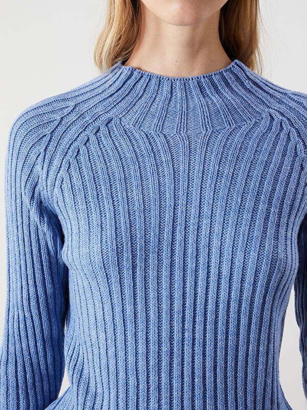 Moudda LC Waikiki - Pull tricot épais Femme Bleu - Tunisie 3