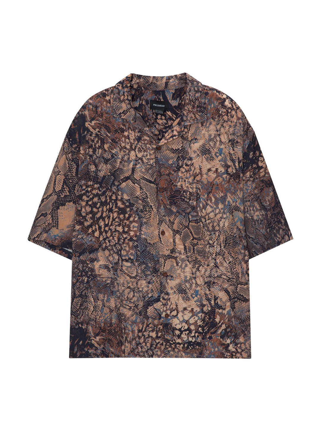 Moudda PULL & BEAR - Chemise Demi-Manches Imprimé Cobra Skin - Tunisie 6