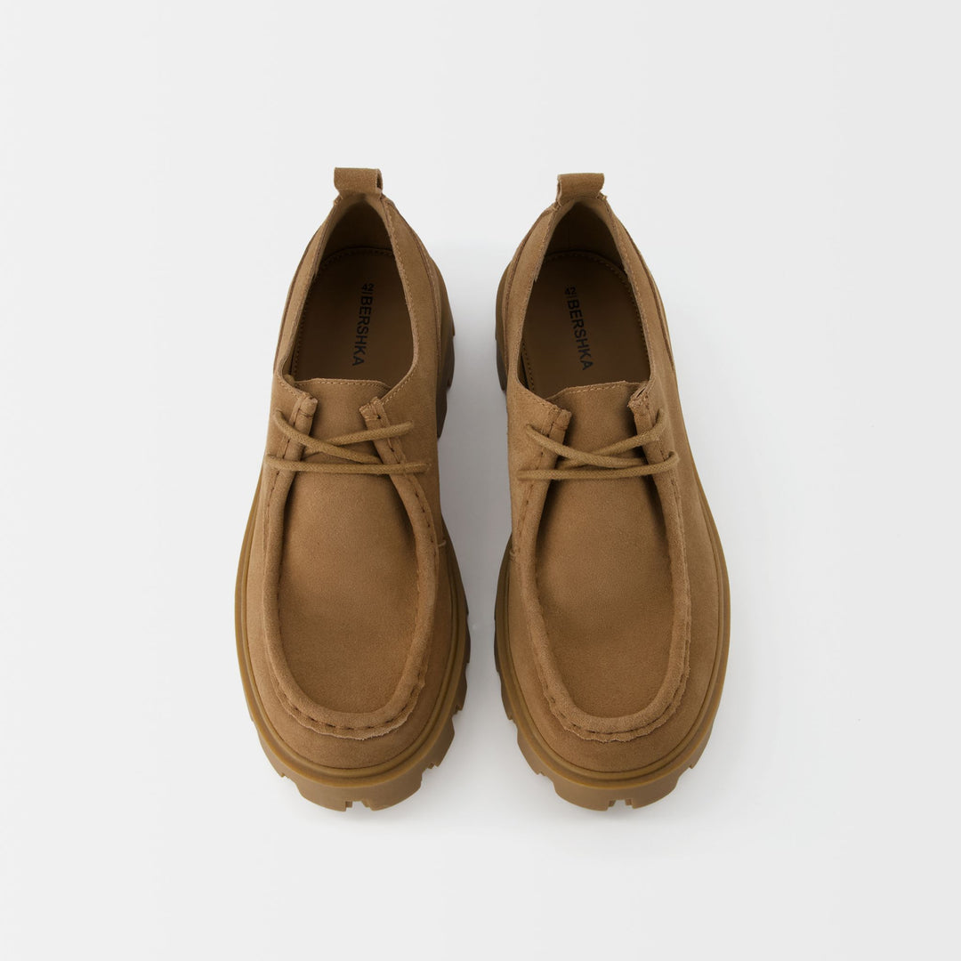 Moudda BERSHKA - Chaussures à lacets en suède - Tunisie 1