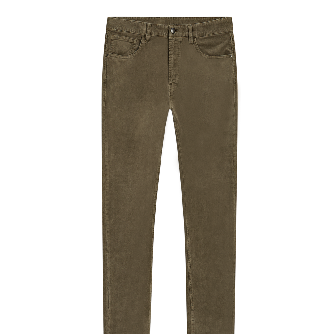 Moudda Massimo Dutti - Pantalon jean velours côtelé fuselé - Tunisie 1
