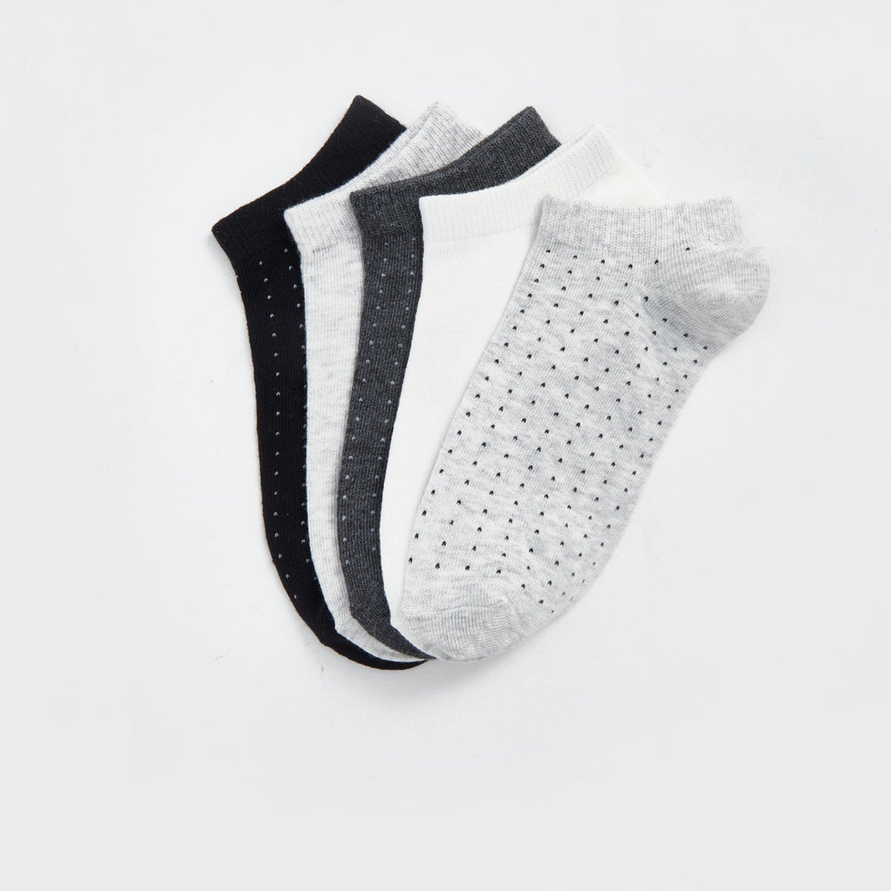 Moudda LC Waikiki - Chaussettes pour sneakers Femme Mélange de gris - Tunisie 2