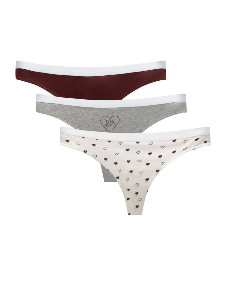 Moudda PULL & BEAR - Pack 3 Tangas - Cœurs - Tunisie 1