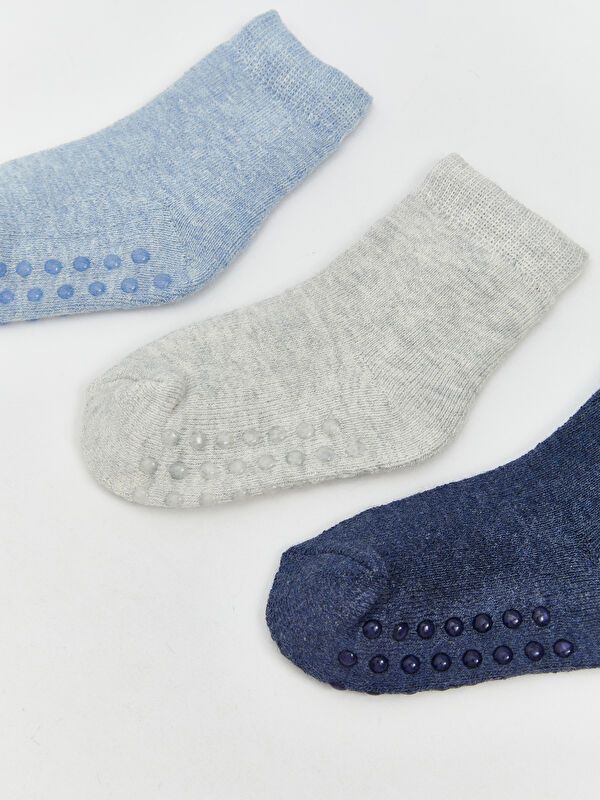 Moudda LC Waikiki - Chaussettes courtes Garçon Mélange bleu - Tunisie 2