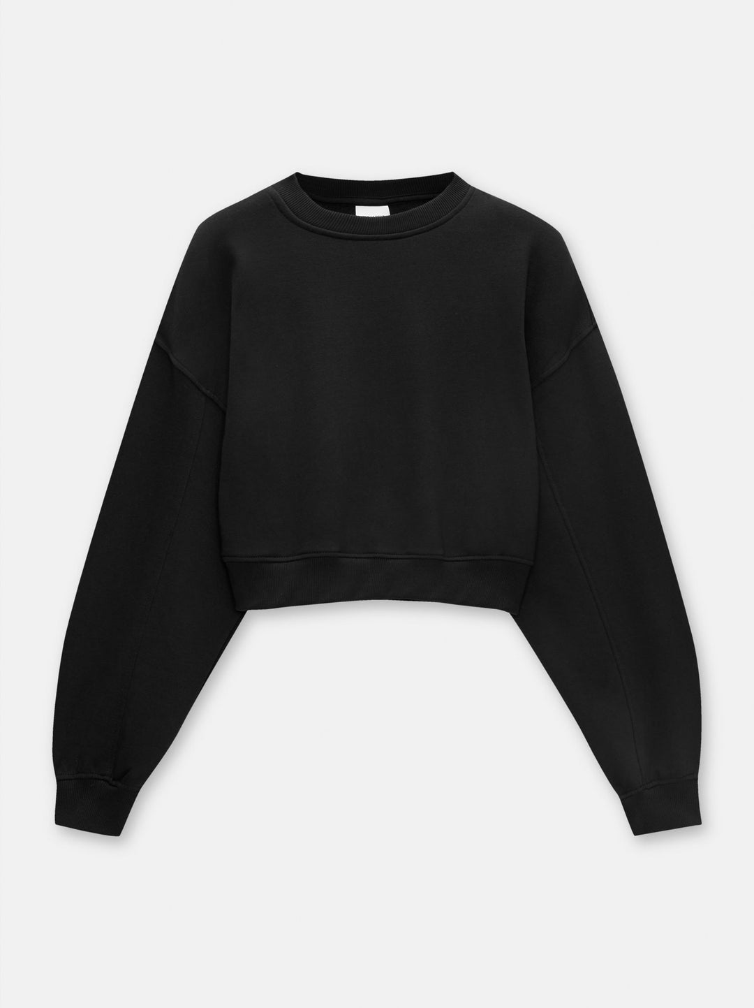 Moudda PULL & BEAR - Sweat Basique Crop Col Rond Fleece - Tunisie 1