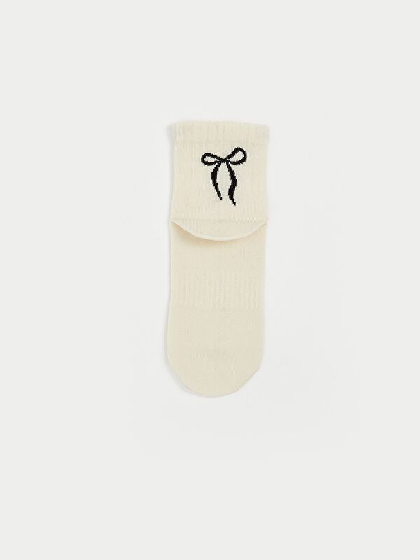 Moudda LC Waikiki - Chaussettes courtes Femme Crème - Tunisie 2