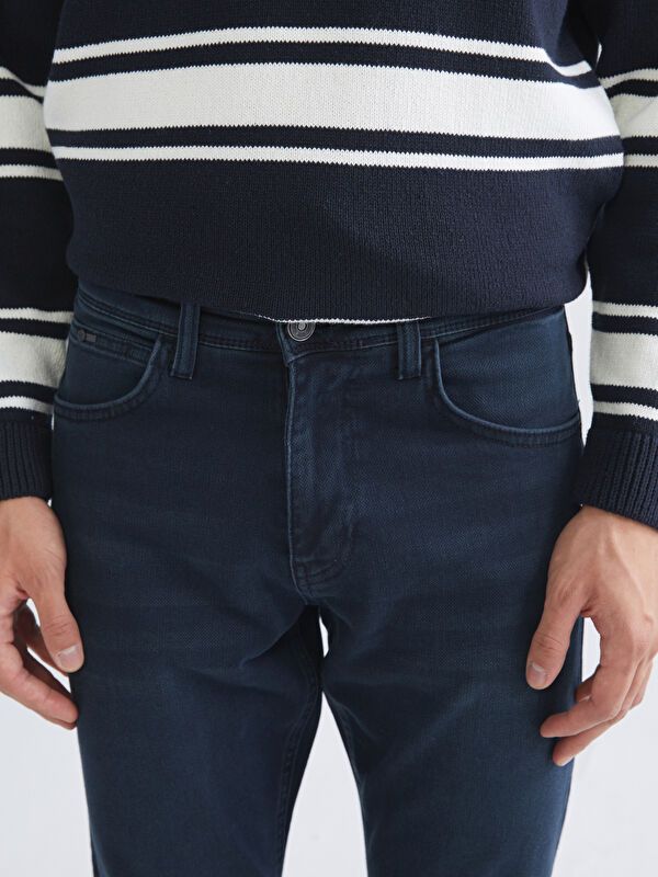 Moudda LC Waikiki - Pantalon jean tissé basique Homme Rodéo noir - Tunisie 3