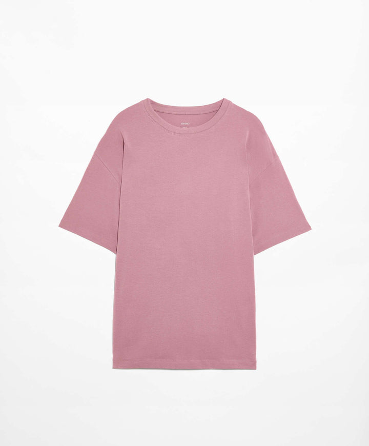 Moudda Oysho - T-Shirt Long Coton Élasthanne - Tunisie 5