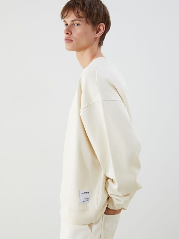 Moudda LC Waikiki - Sweatshirt en jersey Homme Beige pâle - Tunisie 1