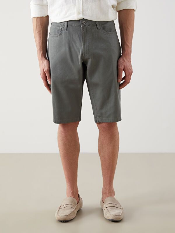 Moudda LC Waikiki - Short classique en tissu tissé pour Homme - Tunisie 2