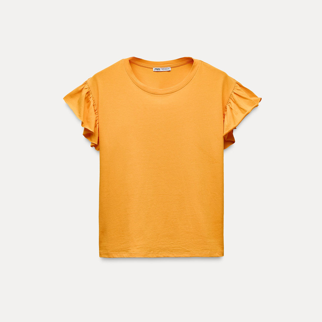 Moudda ZARA - T-shirt volants en coton standard - Tunisie 2