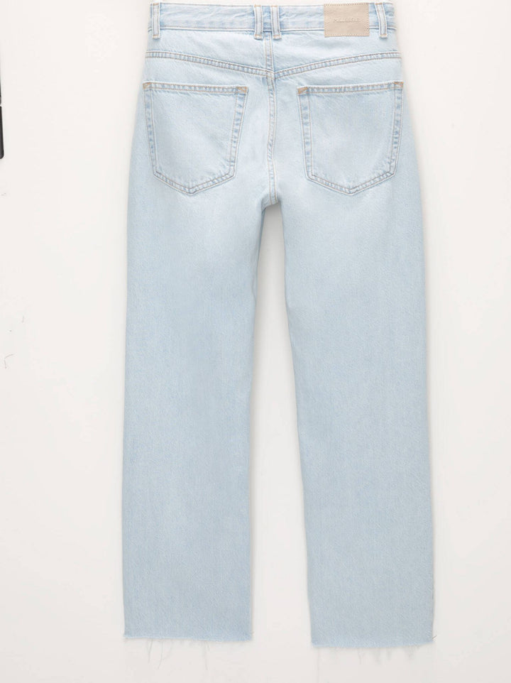 Moudda PULL & BEAR - Pantalon Denim Droit Taille Moyenne Cheville - Tunisie 2